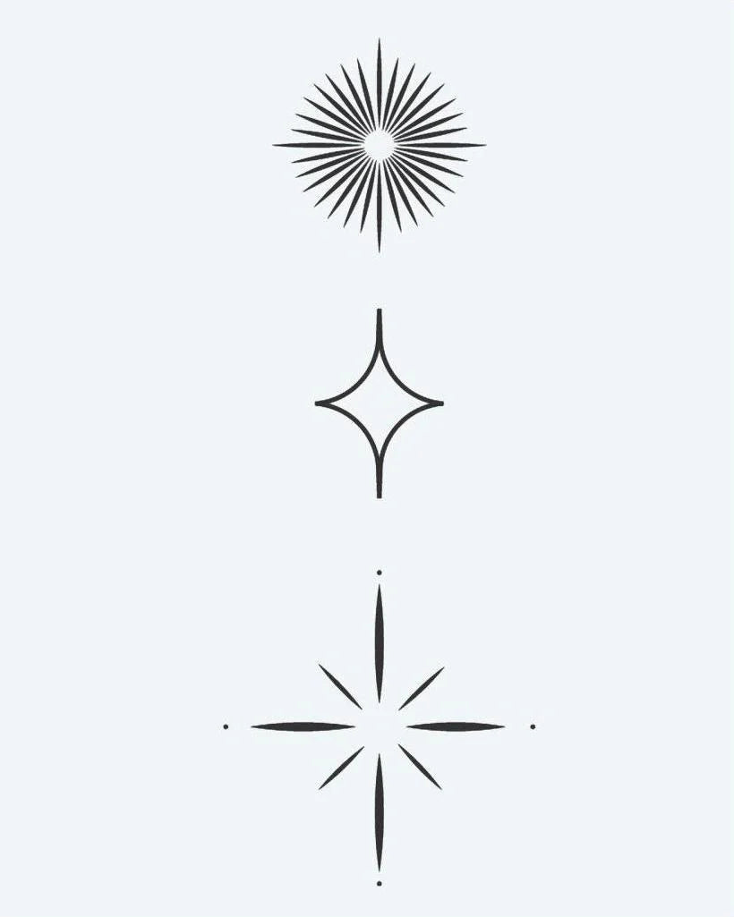 Celestial Starburst Trio