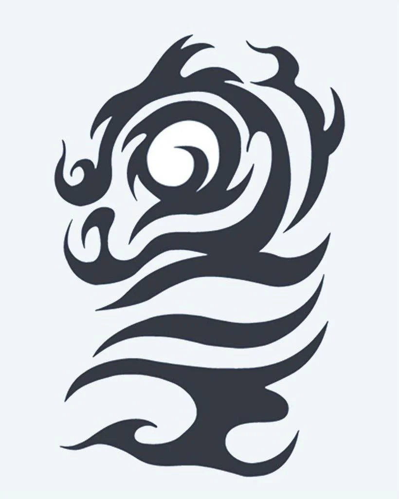 Tribal Dragon Head