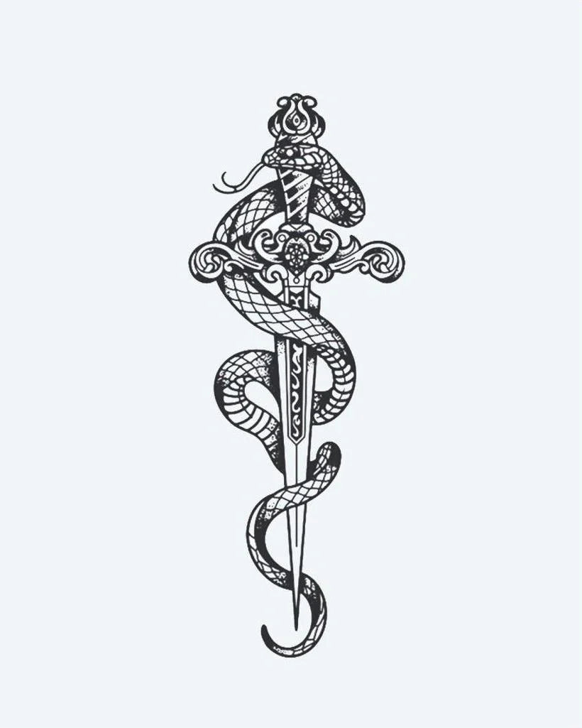 Snake & Ornate Dagger