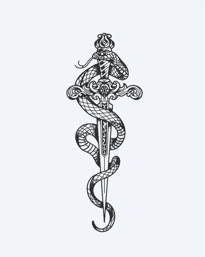 Snake & Ornate Dagger