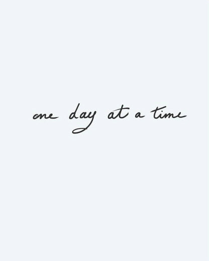 One Day at a Time