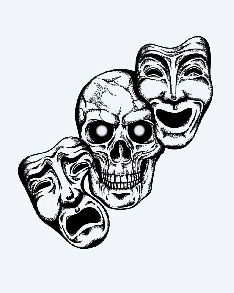 Skull & Drama Masks