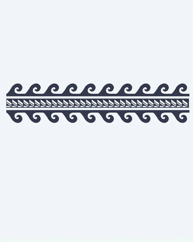 Wave & Chevron Band