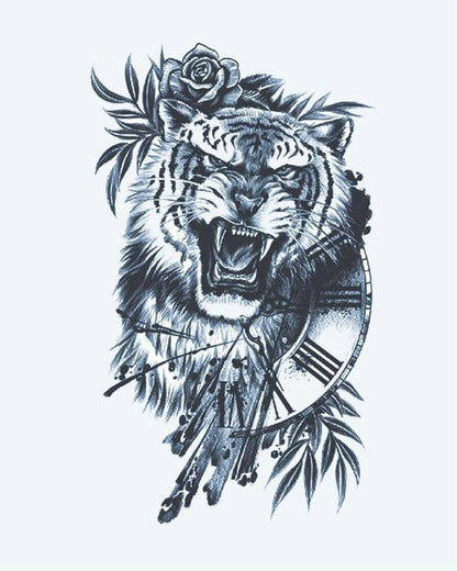 Tiger & Clock