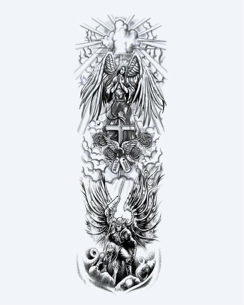 Angels & Cross Sleeve