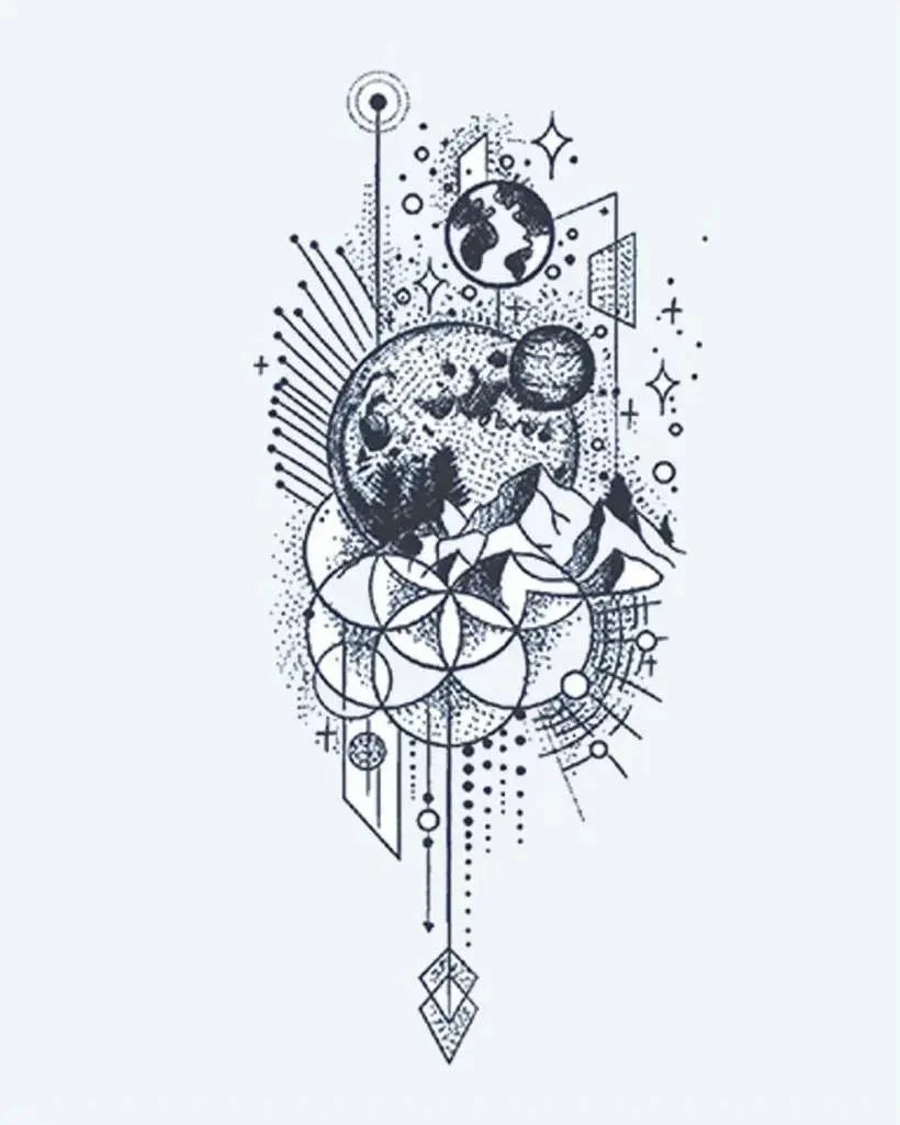 Cosmic Moon & Geometry