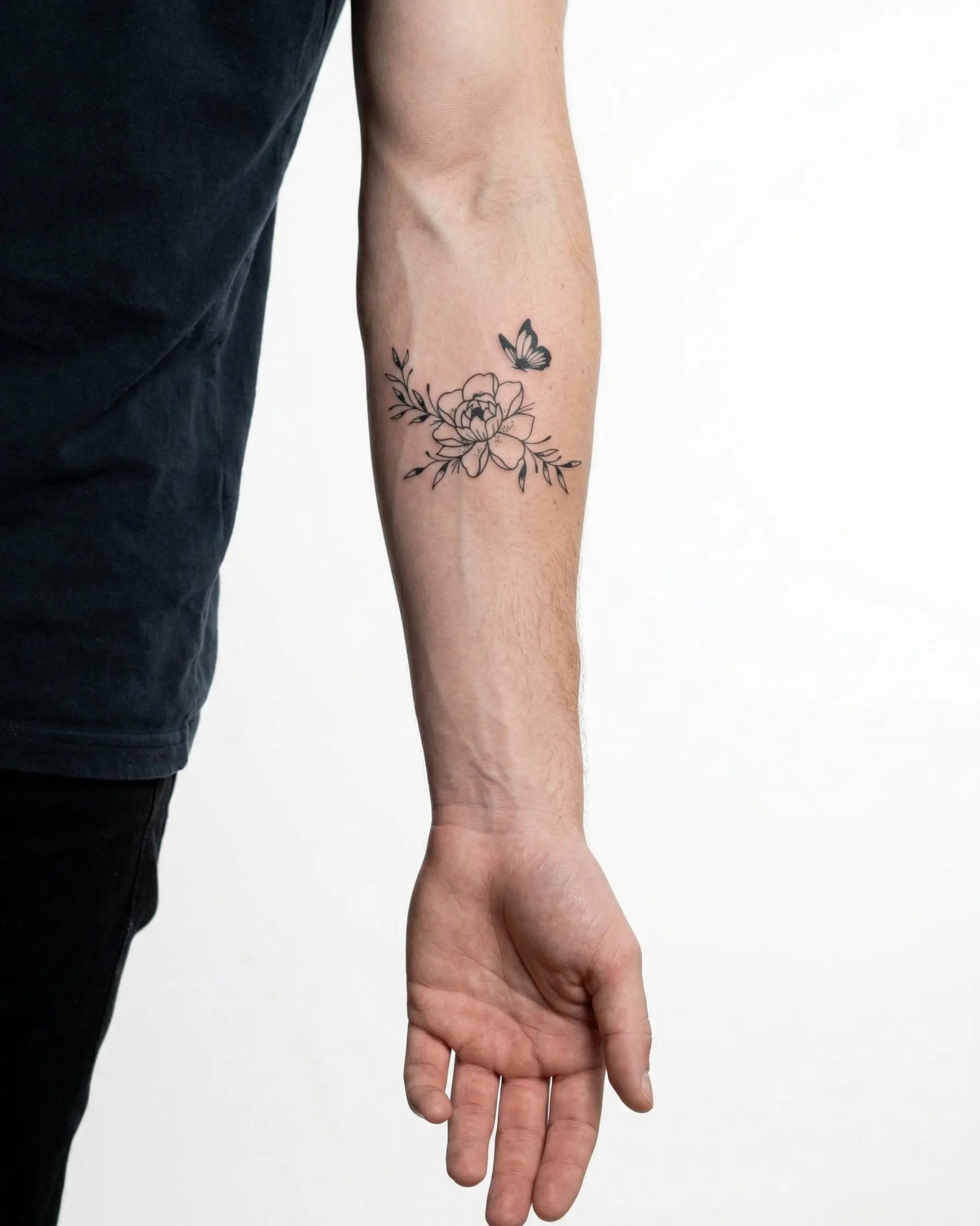 Peony & Butterfly
