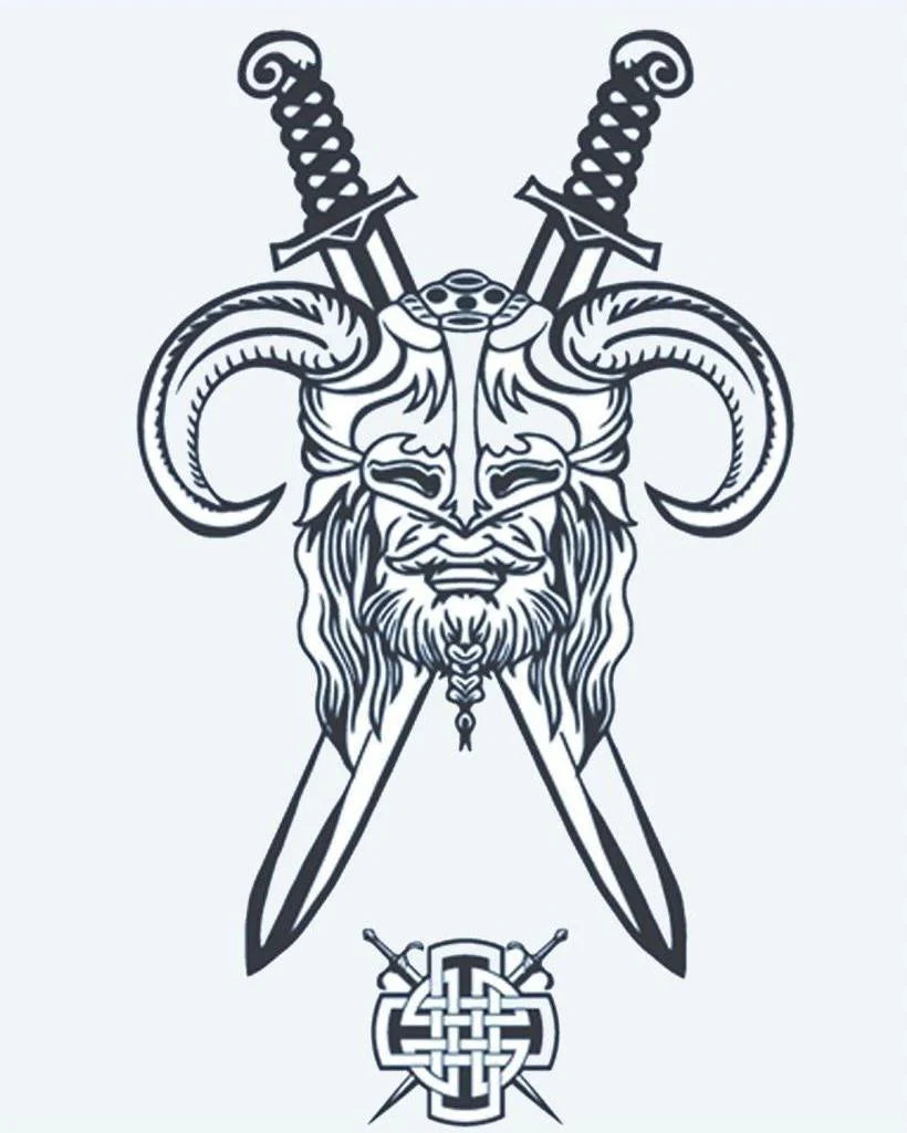 Viking Warrior & Swords