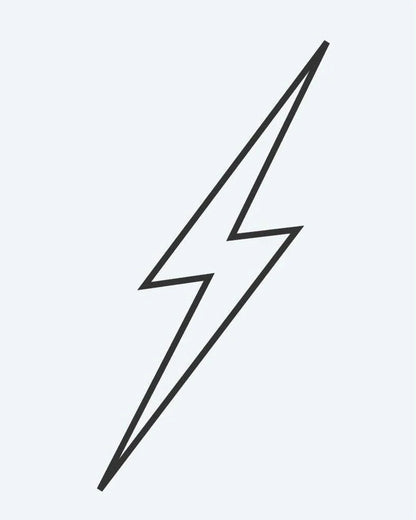 Thin Lightning Bolt