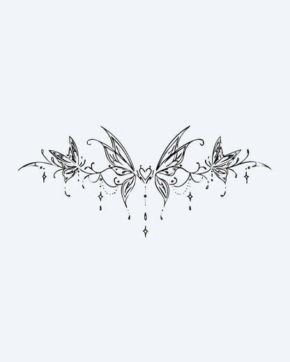 Butterfly Heart Band