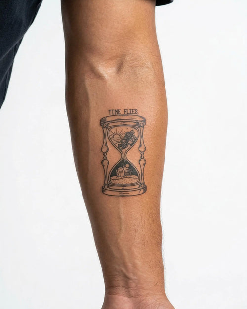 Time Flies Hourglass
