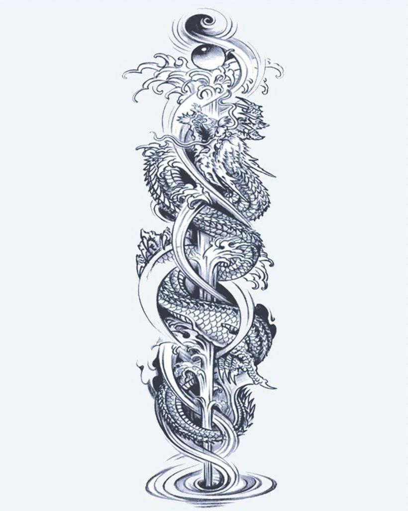 Twin Dragons & Yin Yang