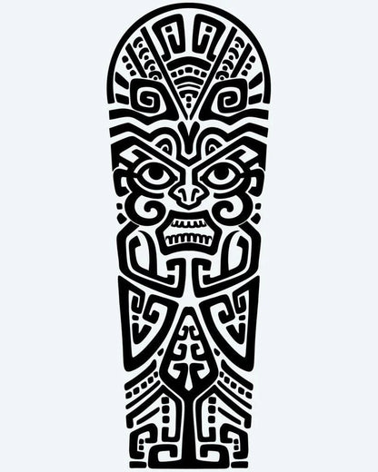 Polynesian Tiki Face