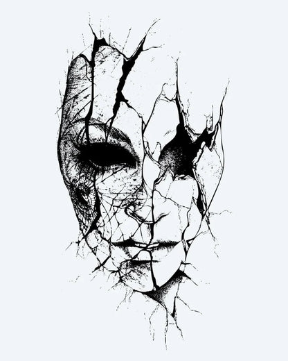 Cracked Face