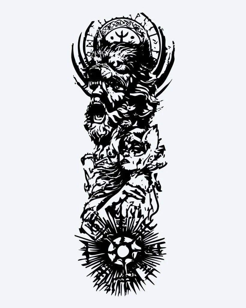 Viking Warrior Sleeve