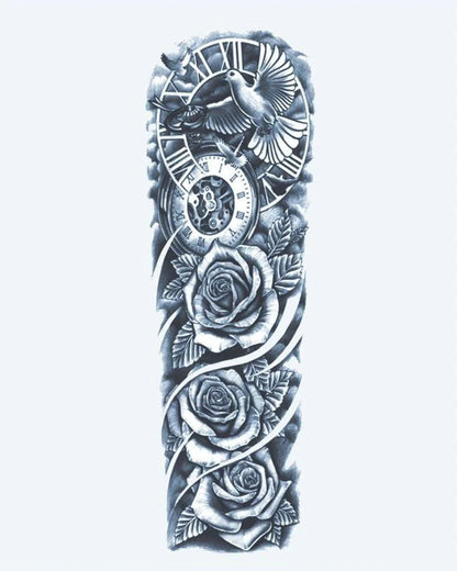 Clock, Dove & Roses
