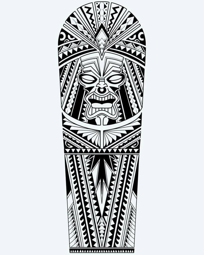 Polynesian Tiki Warrior
