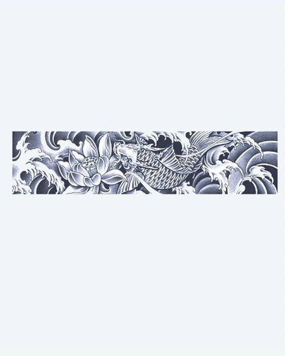Koi Fish & Lotus Waves