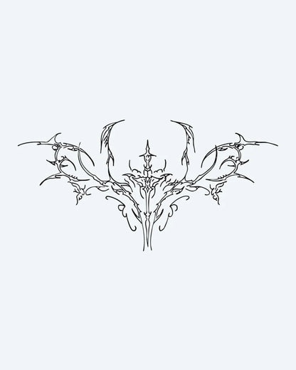 Ornamental Skull Moth