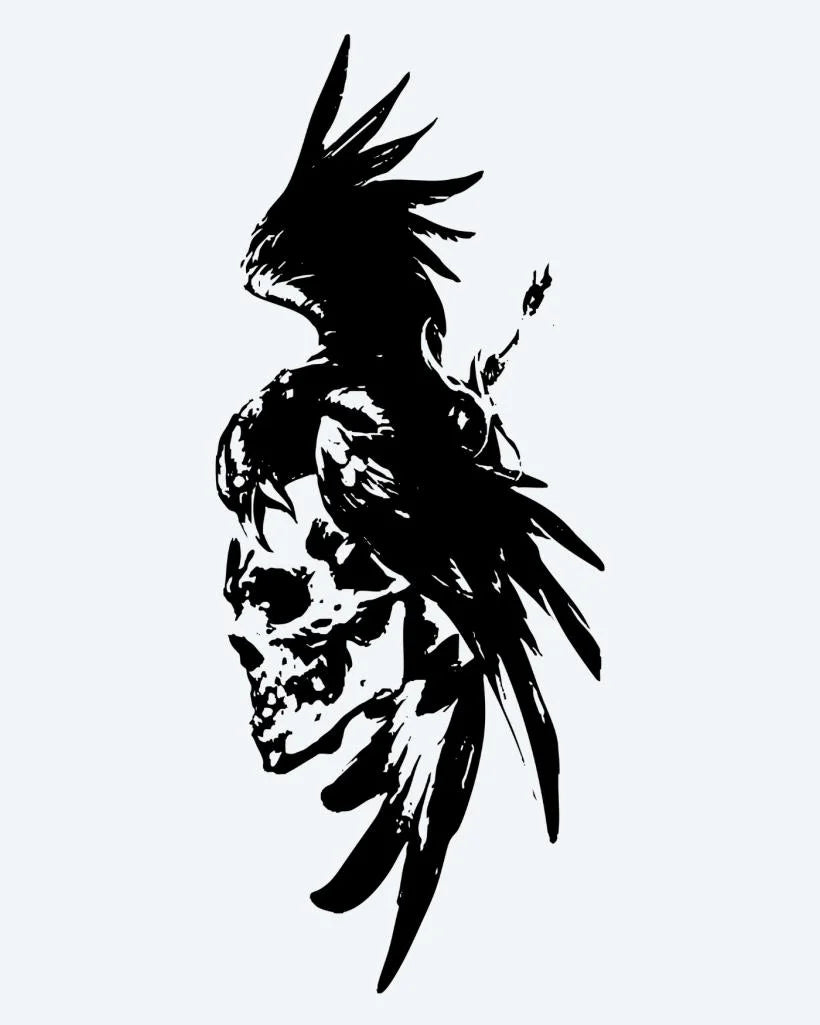 Crow & Skull