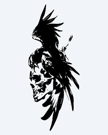 Crow & Skull