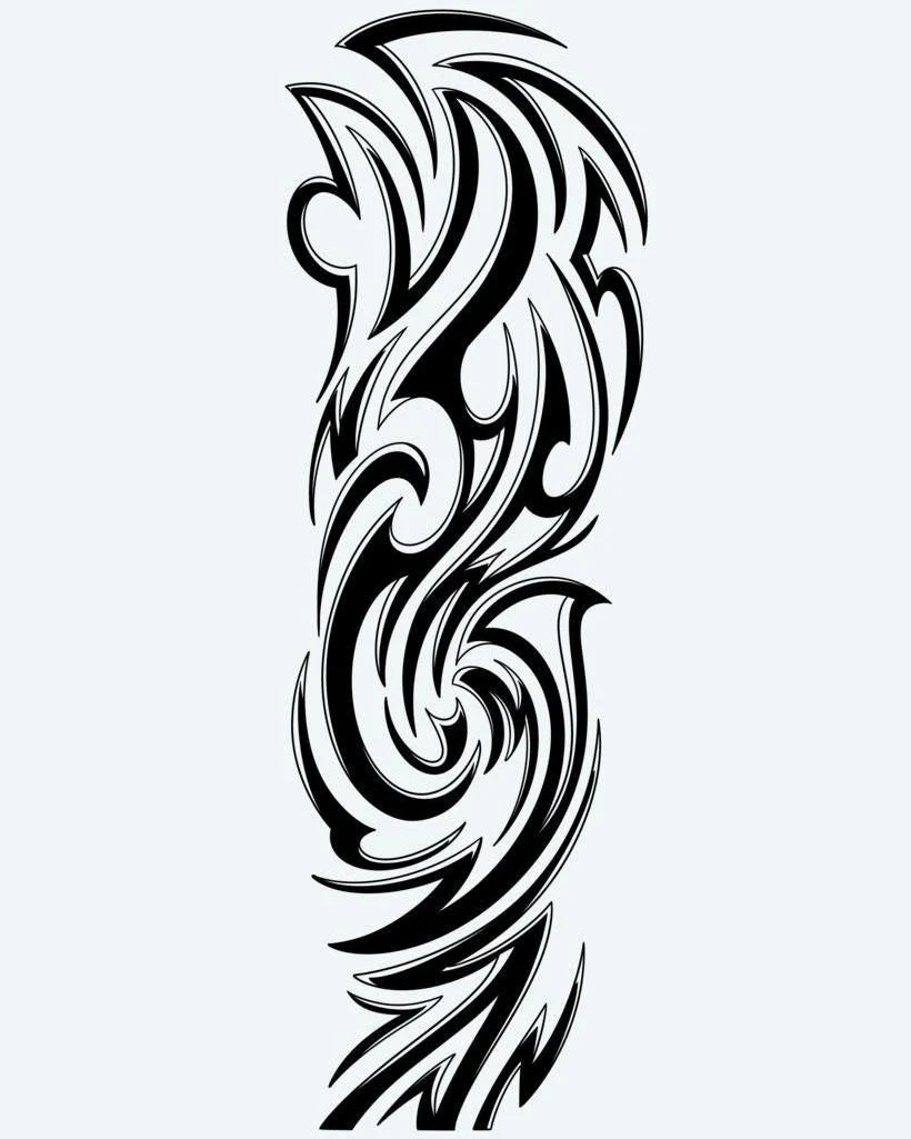 Tribal Wave Sleeve