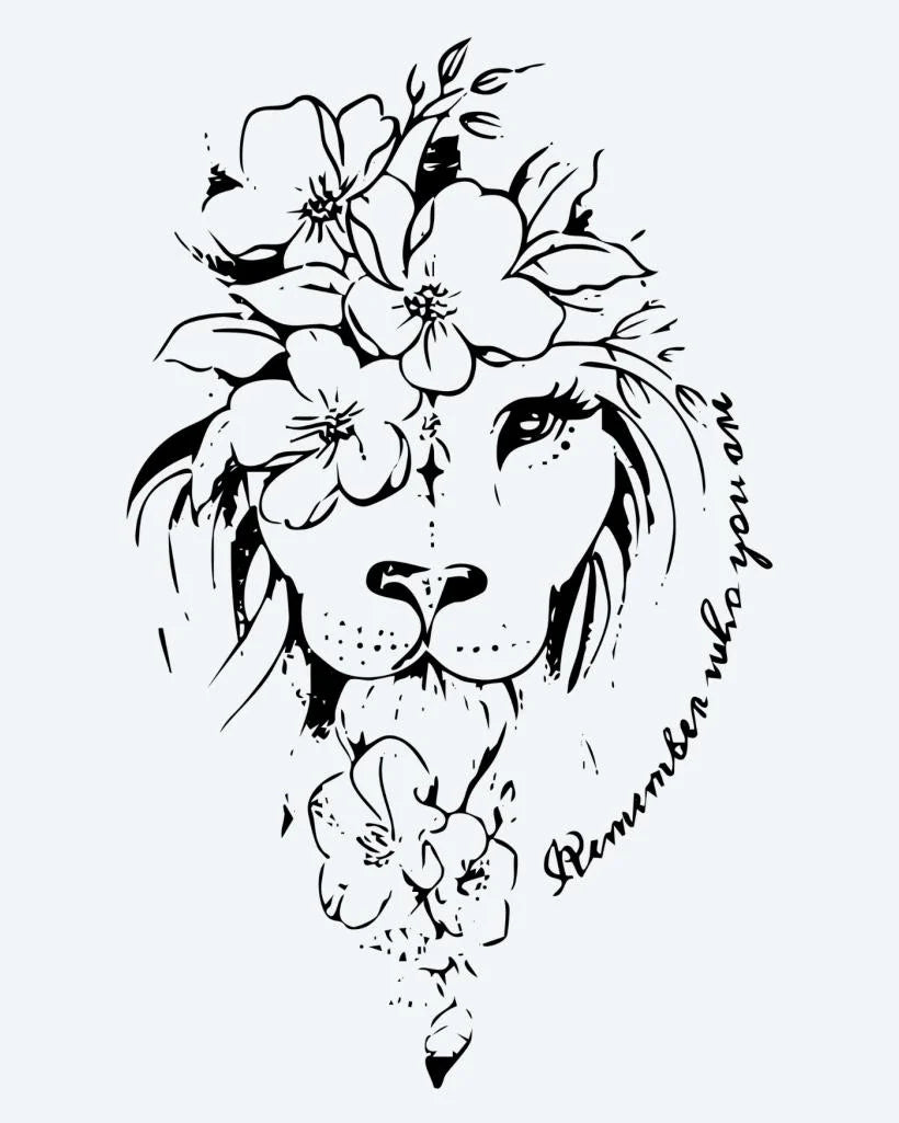 Floral Lion