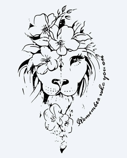 Floral Lion