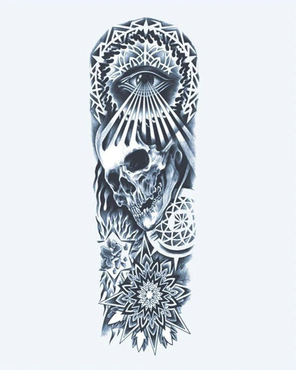 Skull, All-Seeing Eye & Mandala