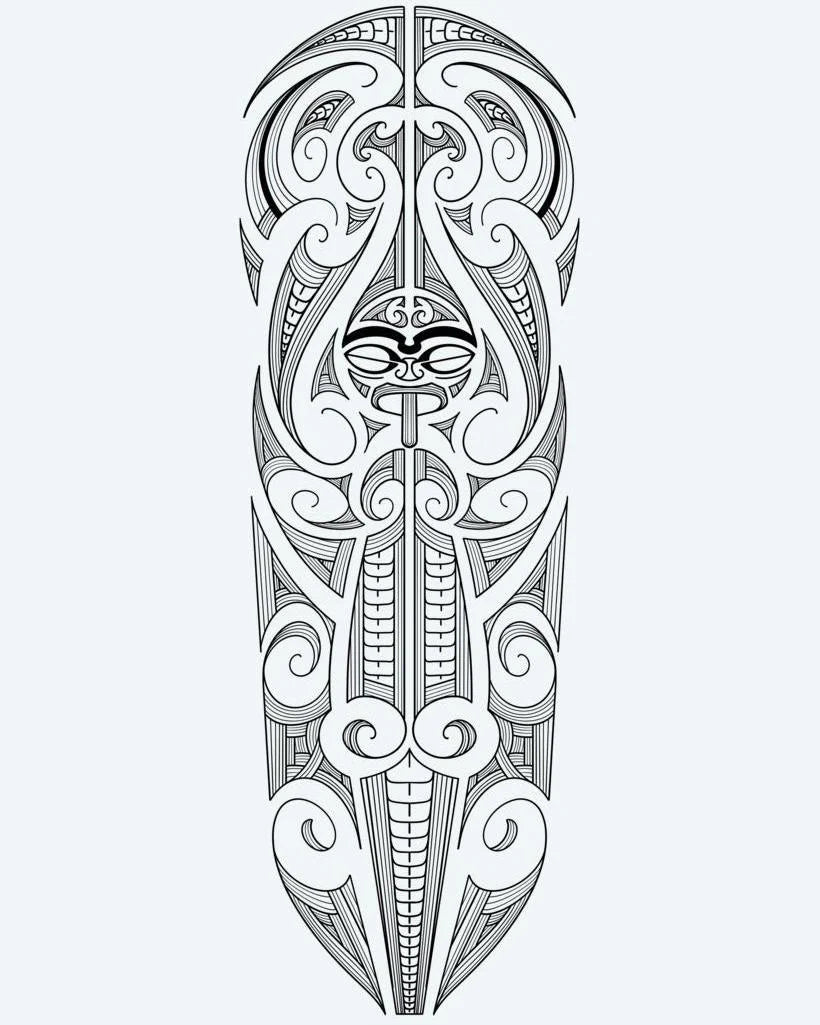 Maori Tiki Full Sleeve