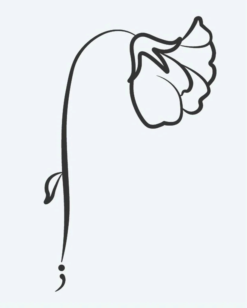 Semicolon Flower