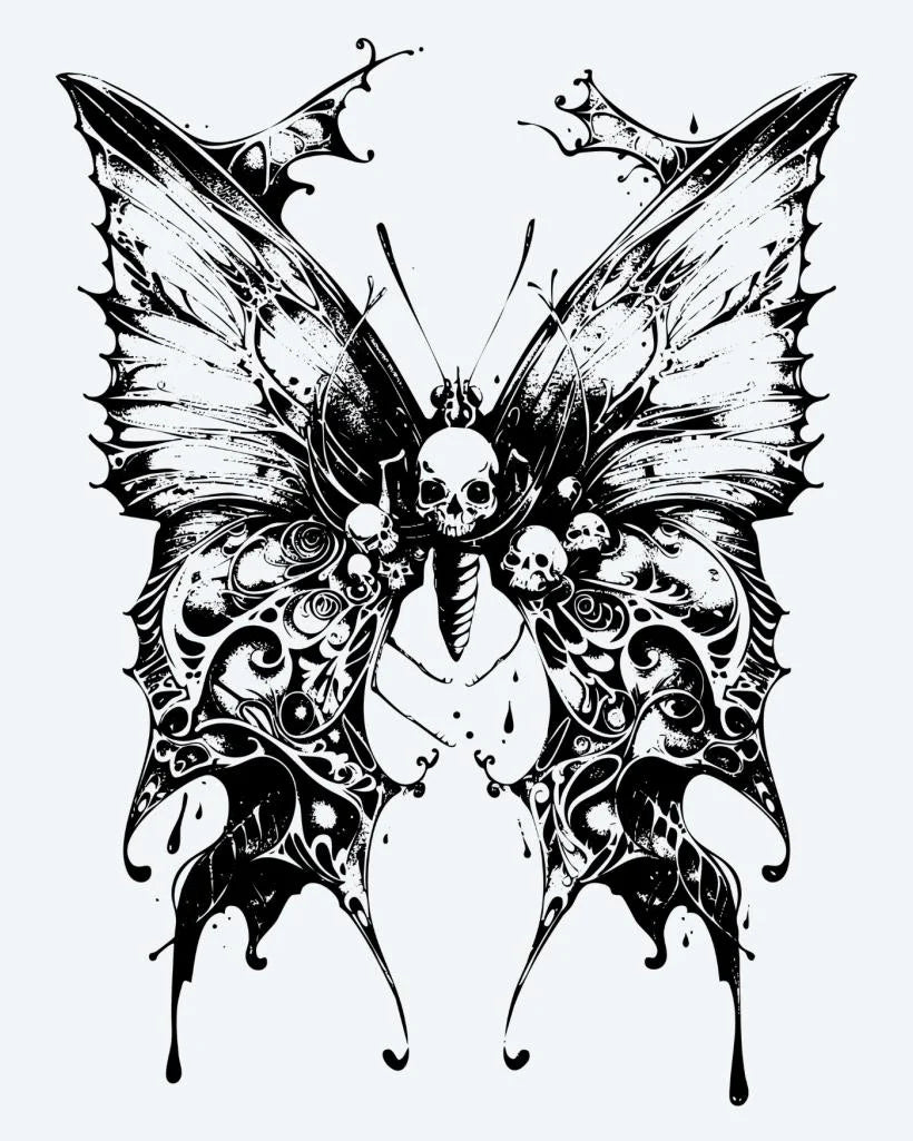 Skull Butterfly
