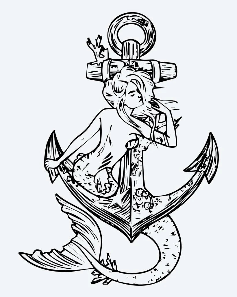 Mermaid & Anchor