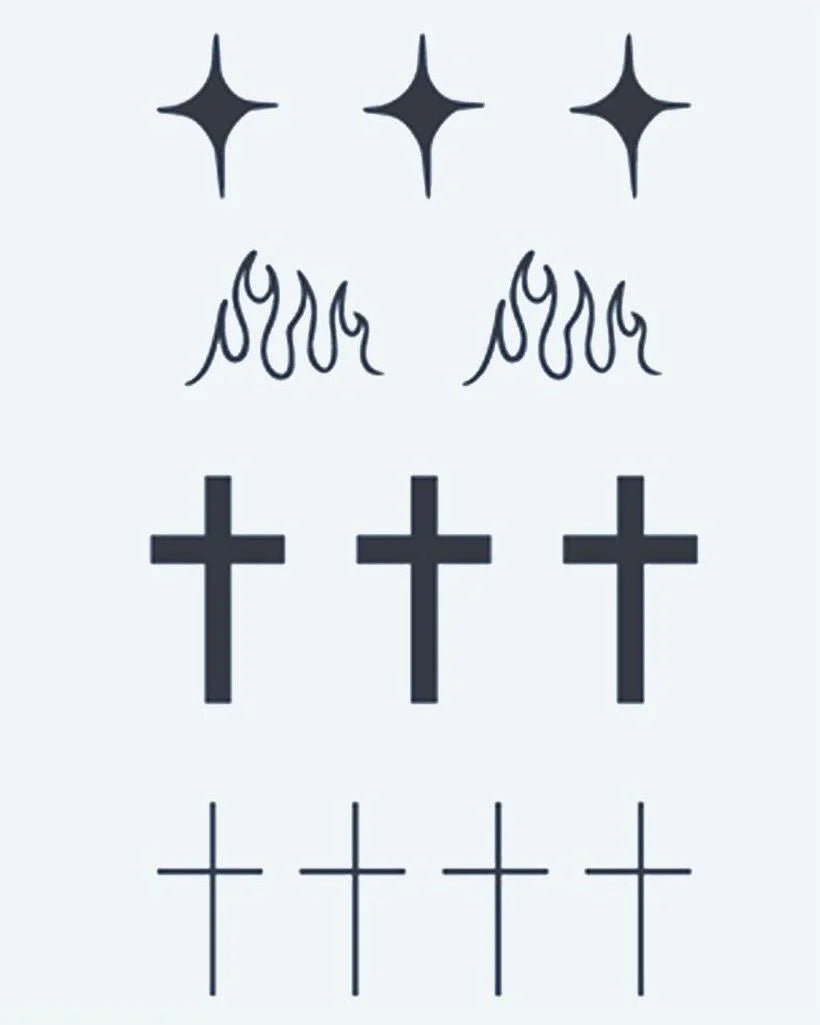 Stars, Flames & Crosses
