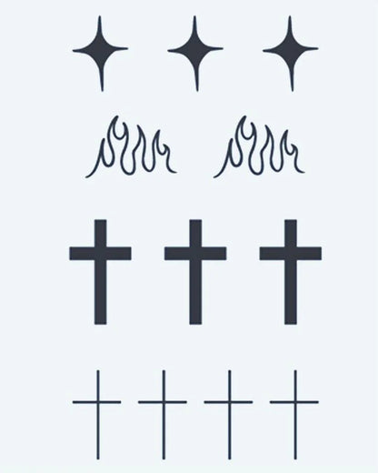 Stars, Flames & Crosses