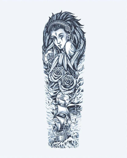 Sea Goddess & Sailing Ship